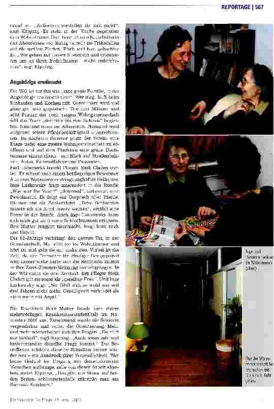 Vorschauseite 2: Alltag statt Therapie