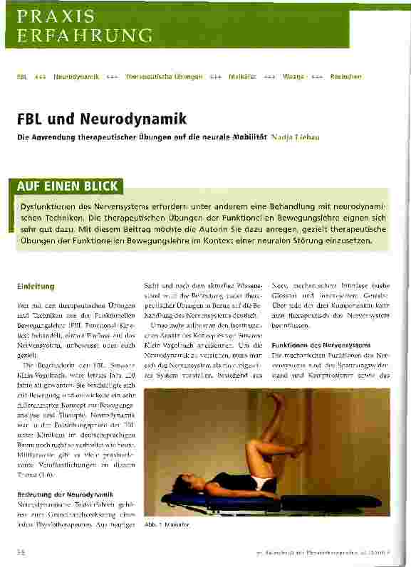 Vorschauseite 1: FBL und Neurodynamik