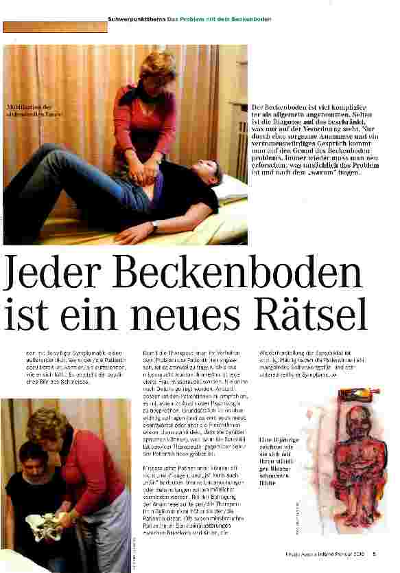 Vorschauseite 1: Jeder Beckenboden ist ein neues Rätsel