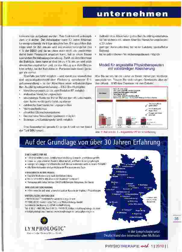 Vorschauseite 3: Finanzielle Sicherheit bei Berufsunfähigkeit und im Alter Vorsorge für den Physiotherapeuten