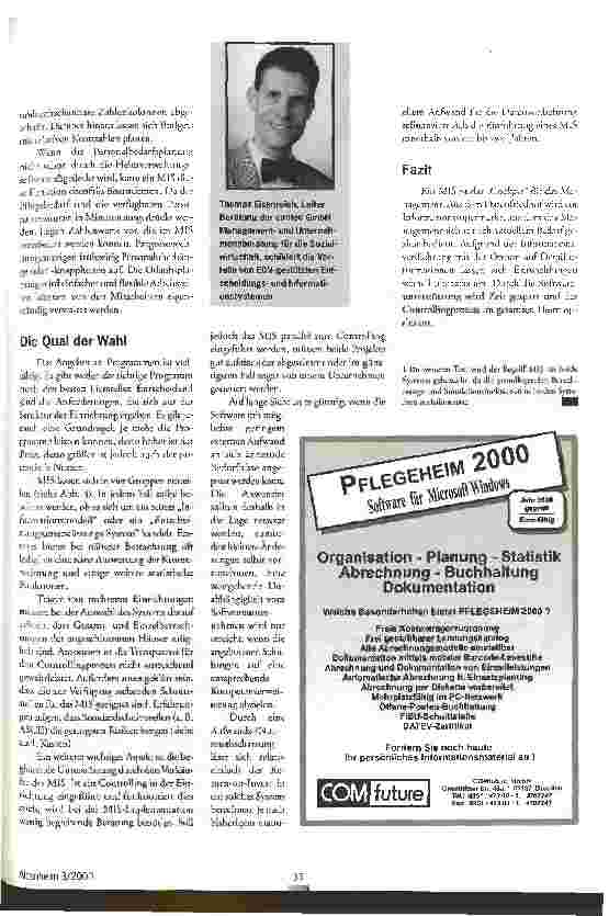 Vorschauseite 5: Alle Informationen auf einen Blick Management-Informations-Systeme unterstützen das Controlling
