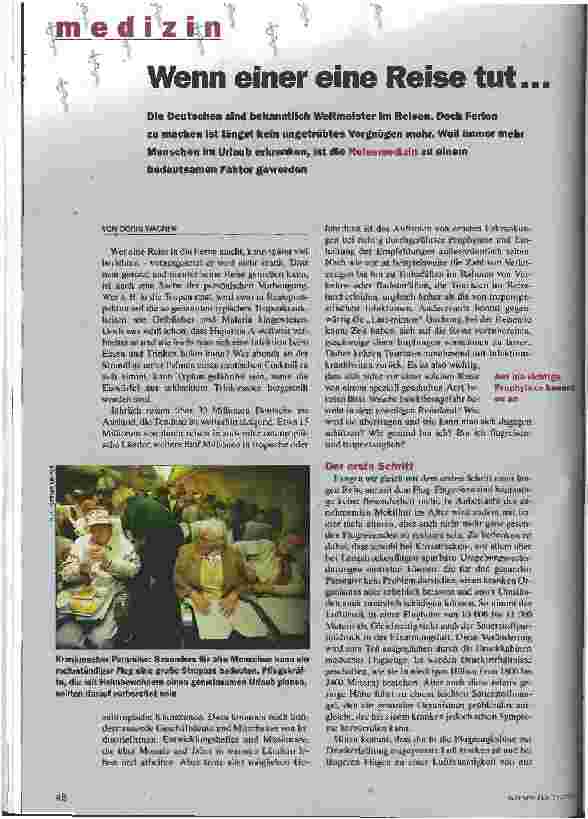 Vorschauseite 1: Wenn einer eine Reise tut...
