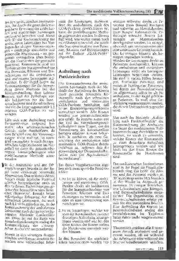 Vorschauseite 2: Die modifizierte Vollkostenrechnung (III)