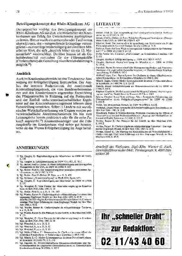 Vorschauseite 4: Erfolgsbeteiligung im Kankenhaus - Ansätze, Möglichkeiten und Grenzen -