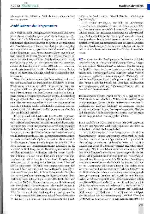 Vorschauseite 6: Leistungsorientierte AAittelverteilung (LOAA) in der Medizin in Baden-Württemberg