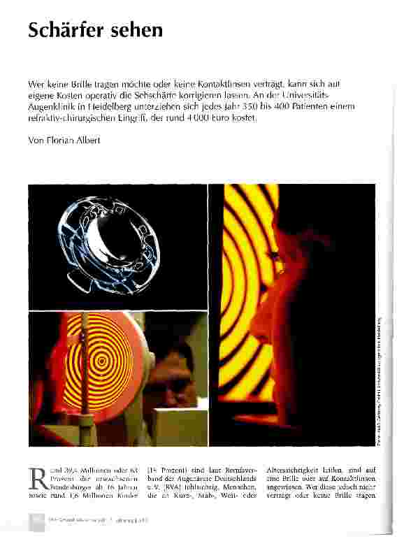 Vorschauseite 1: Schärfer sehen