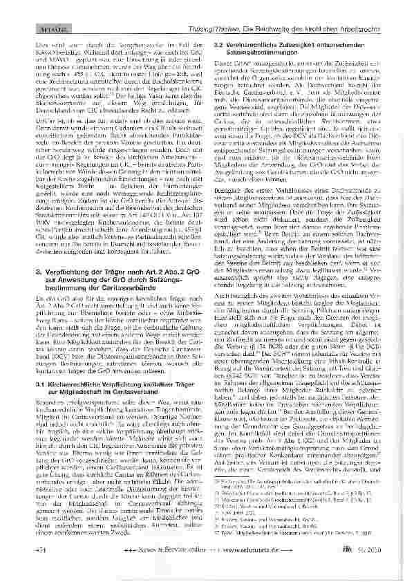 Vorschauseite 5: Die Reichweite des kirchlichen Arbeitsrechts