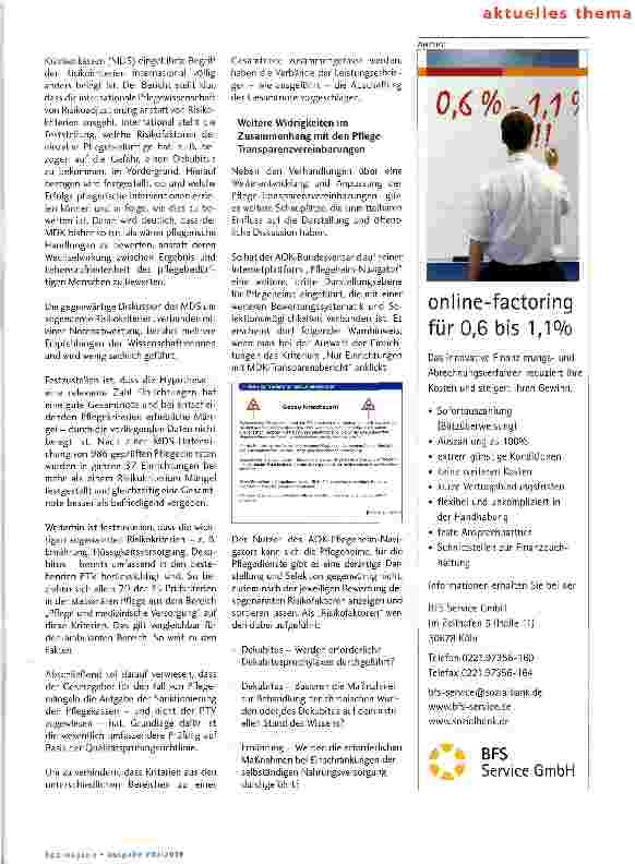 Vorschauseite 3: Keine Alternative zum System der Pflegenoten