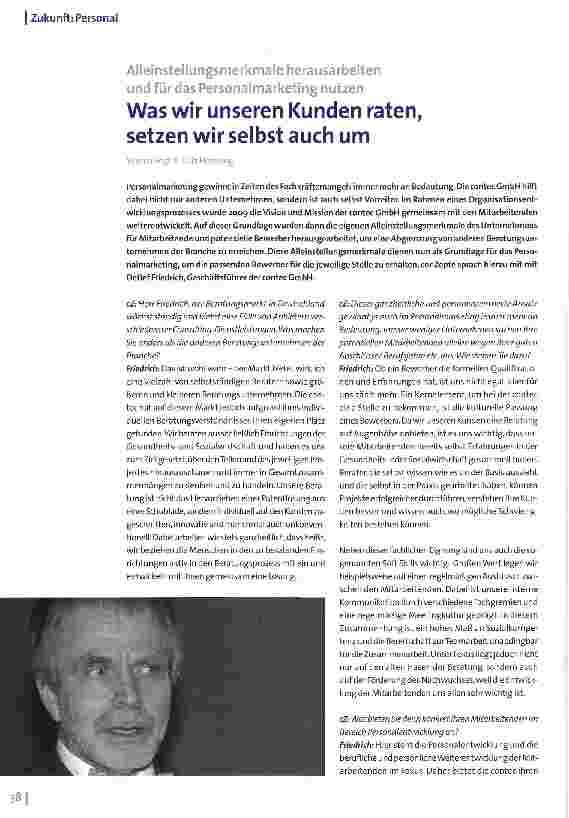Vorschauseite 1: Was wir unseren Kunden raten, setzen wir selbst auch um