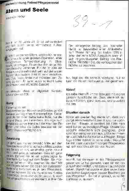Vorschauseite 1: Atem und Seele