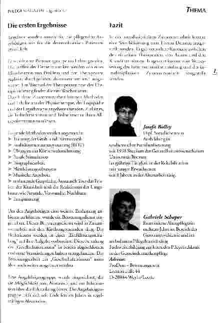 Vorschauseite 4: ProDem - ein Netzwerk gegen Altersdemenz