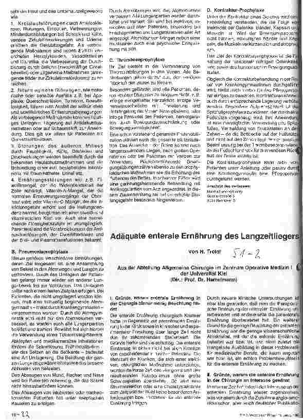 Vorschauseite 2: Versorgung vom Standpunkt der Pflegekräfte