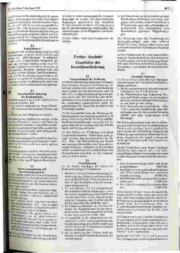 Vorschauseite 3: Entwurf eines Gesetzes über die Krankenhausfinanzierung in der DDR - Krankenhausfinanzierung