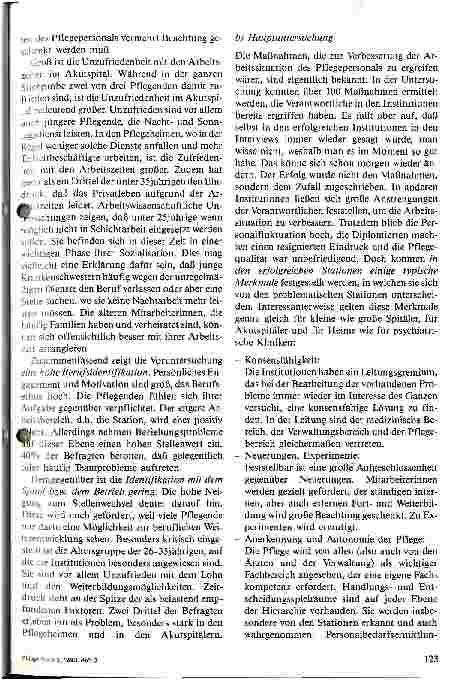Vorschauseite 5: Die Arbeitssituation des Pflegepersonals - Strategien zur Verbesserung