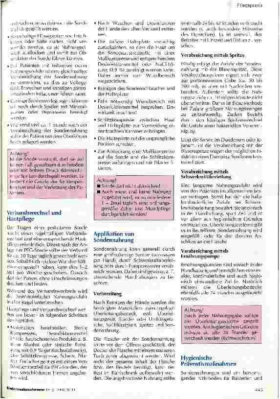 Vorschauseite 3: Ich esse anders! - Informationen zur Ernährung über die PEG-Sonde