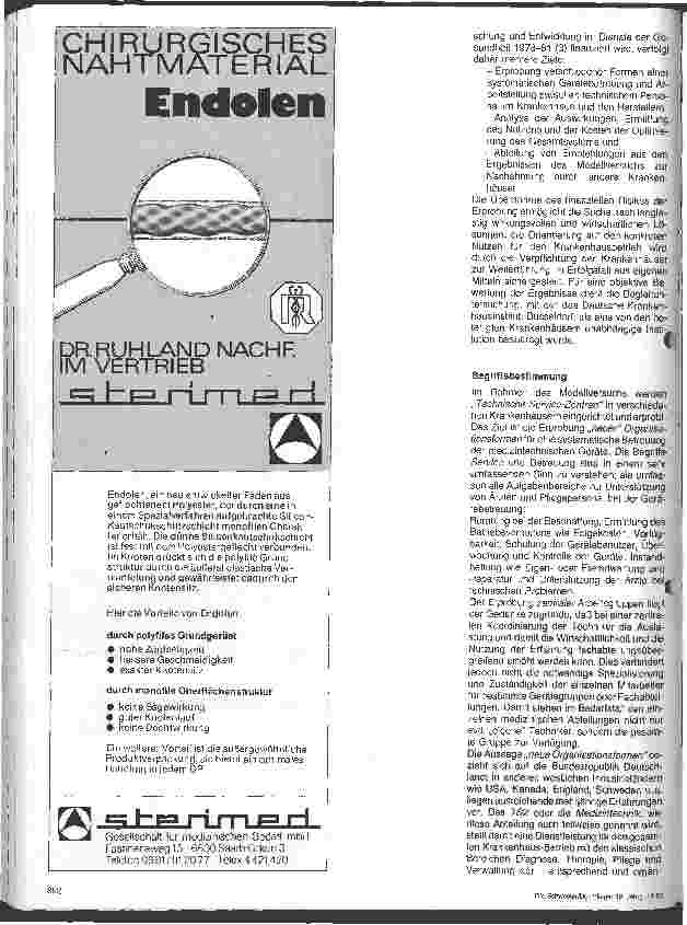 Vorschauseite 2: Modellhafte Erprobung technischer Service-Zentren in Krankenhäusern