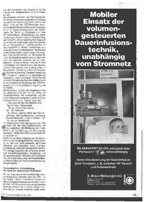 Vorschauseite 5: Modellhafte Erprobung technischer Service-Zentren in Krankenhäusern