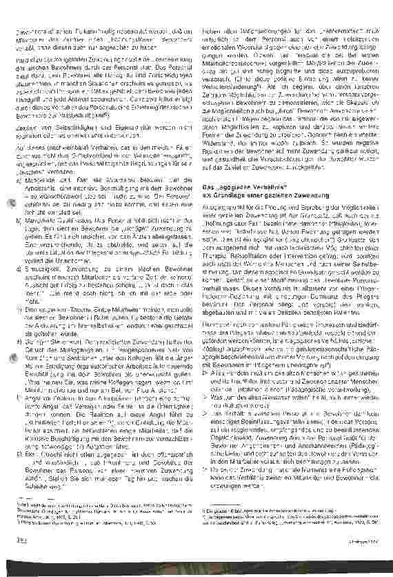 Vorschauseite 2: Gezielte Zuwendung bei hoffnungslosen Fällen