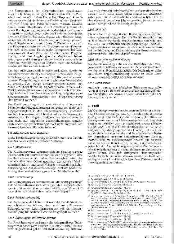 Vorschauseite 6: Überblick über die sozialund arbeitsrechtlichen Vorhaben im Koalitionsvertrag
