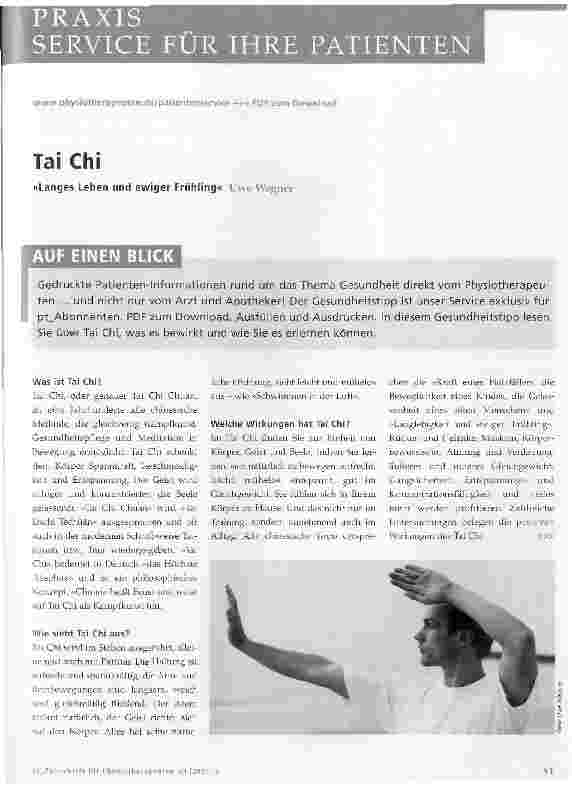 Vorschauseite 1: Tai Chi