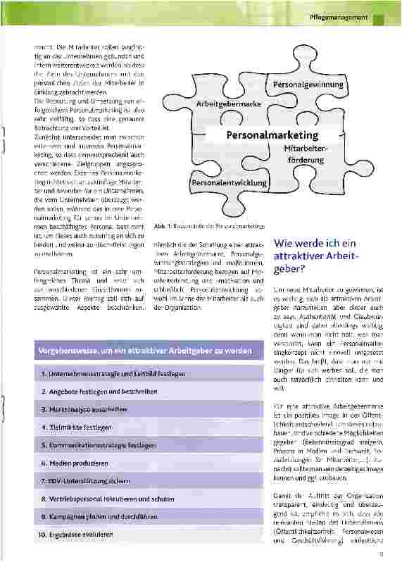 Vorschauseite 2: Personalmarketing in der Altenhilfe