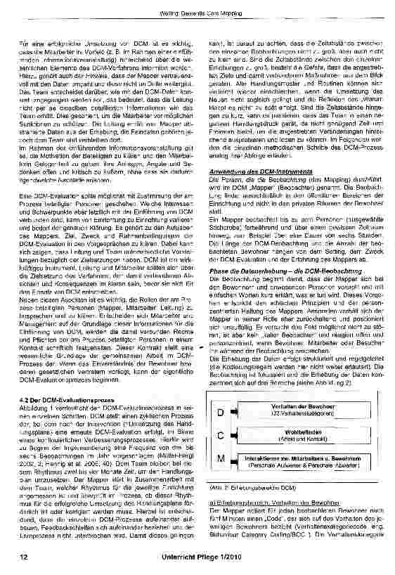 Vorschauseite 3: Dementia Care Mapping ein Beobachtungsverfahren und seine Bedeutung für die Entwicklung einer person-zentrierten Pflegekultur