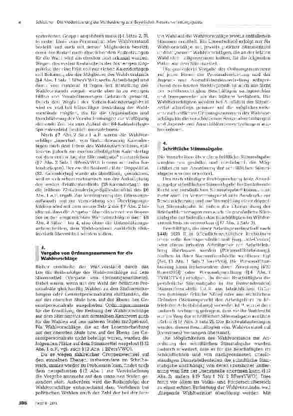 Vorschauseite 3: Die Modernisierung der Wahlordnung zum Bayerischen Personalvertretungsgesetz