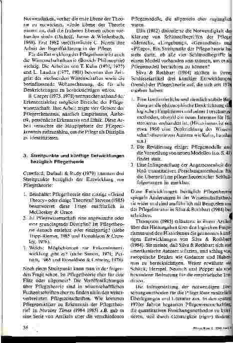 Vorschauseite 3: Bestandsaufnahme: Literatur zur Pflegetheorie nord-amerikanisch (USA) 1975-1985; deutschsprachig seit 1986