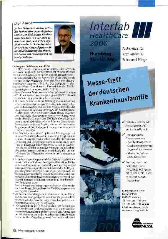 Vorschauseite 3: Die Motivation der MitarbeiterInnen ist Garant für das Gelingen Einführungsprozess von EDV in der Pflege