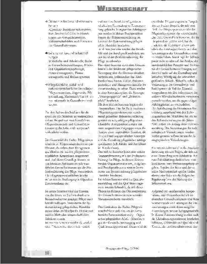 Vorschauseite 3: Pflegeund Gesundheitsmanagement