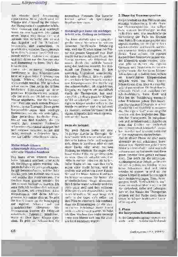 Vorschauseite 4: Grenzen des Körperdialogs