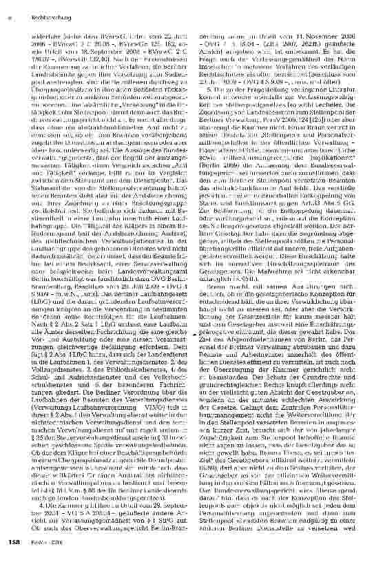 Vorschauseite 3: Verfassungsmäßigkeit von Stellenpools