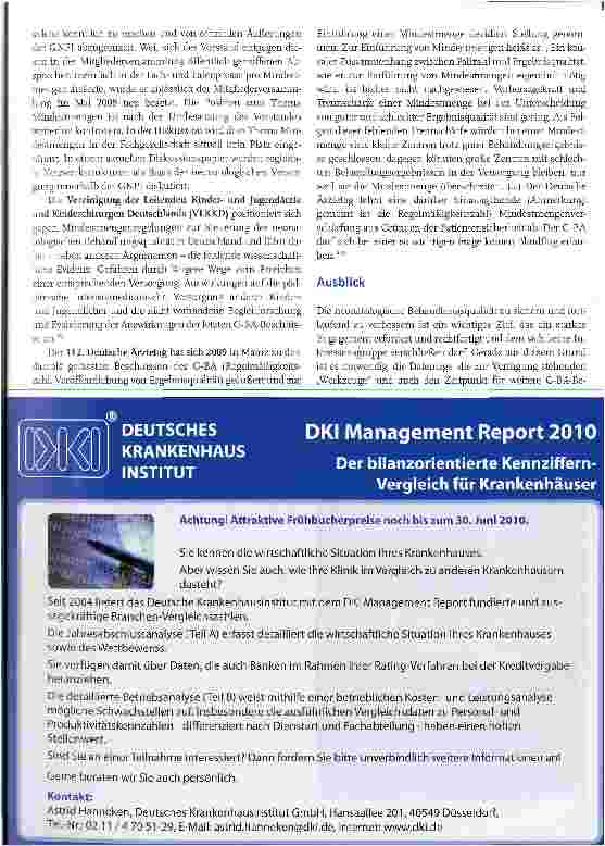 Vorschauseite 6: Optimierte neonatologische Versorgung in Deutschland