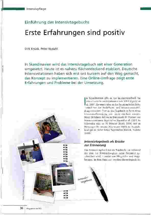 Vorschauseite 1: Erste Erfahrungen sind positiv