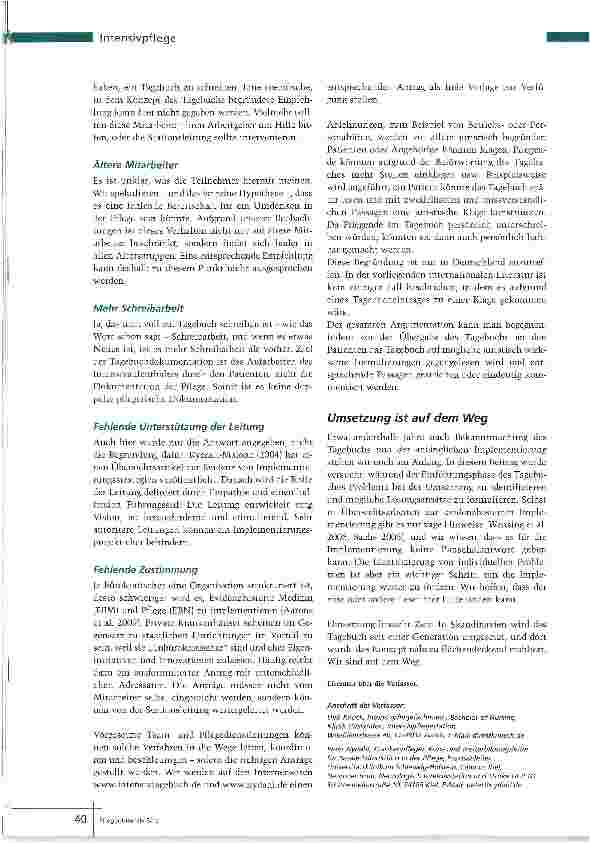 Vorschauseite 5: Erste Erfahrungen sind positiv