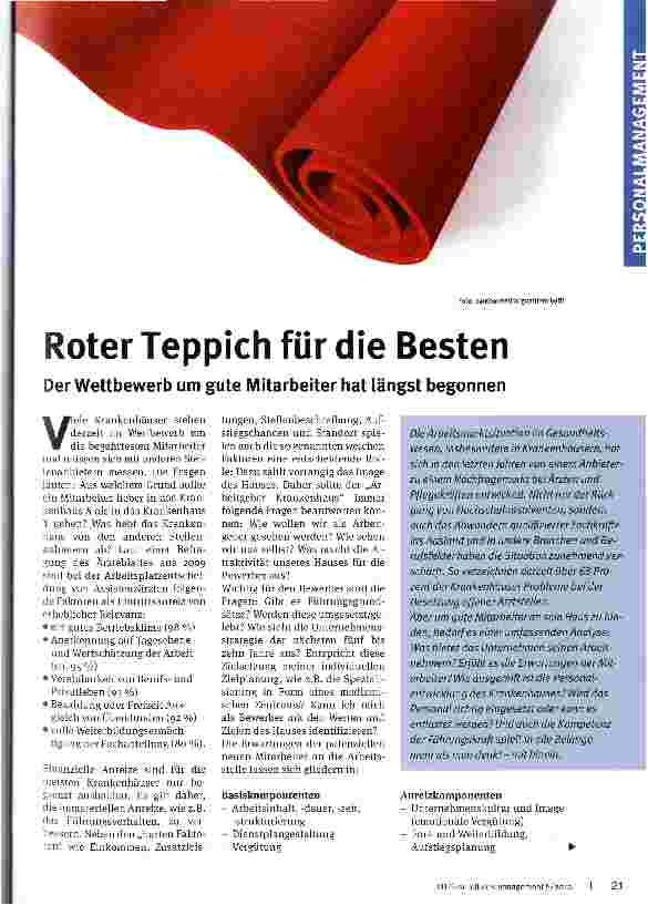 Vorschauseite 1: Roter Teppich für die Besten