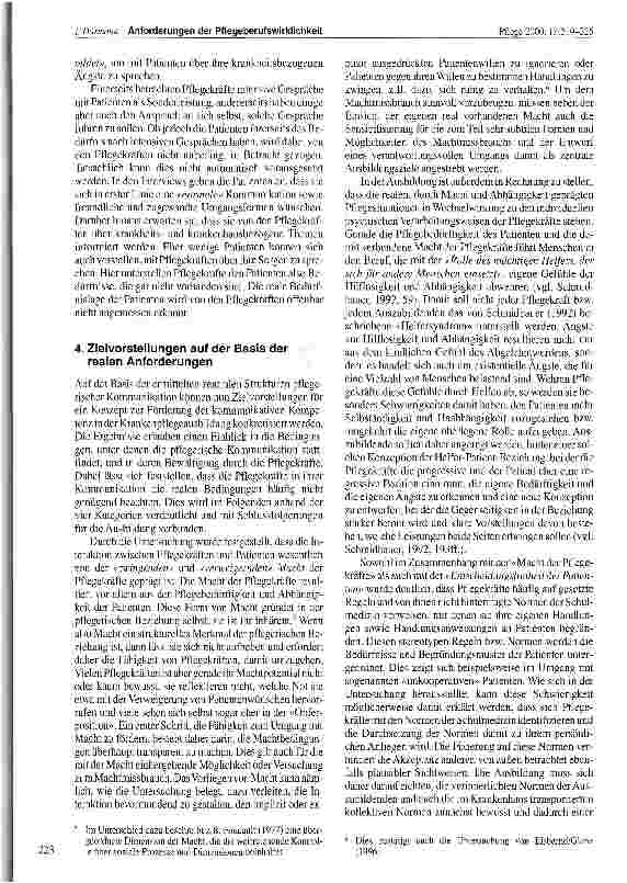 Vorschauseite 5: Anforderungen der Pflegeberufswirklichkeit an die kommunikative Kompetenz von Pflegekräften