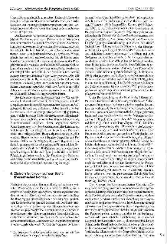 Vorschauseite 6: Anforderungen der Pflegeberufswirklichkeit an die kommunikative Kompetenz von Pflegekräften