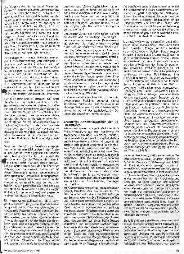 Vorschauseite 2: Wo werden Balint-Gruppen überall angewendet?
