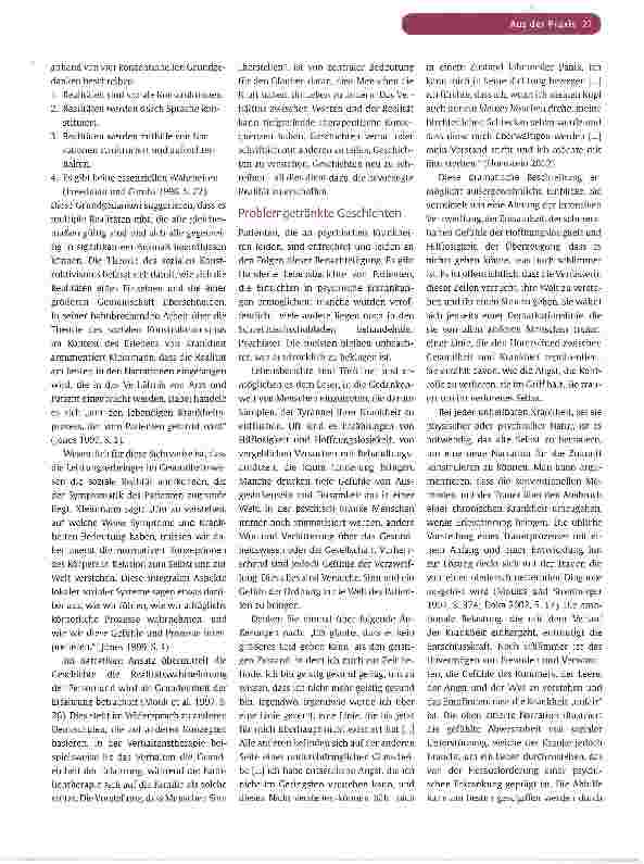 Vorschauseite 3: Erzählung als pflegerischer Ansatz
