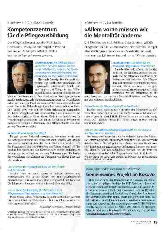 Vorschauseite 2: «Die Bedingungen können verbessert werden»
