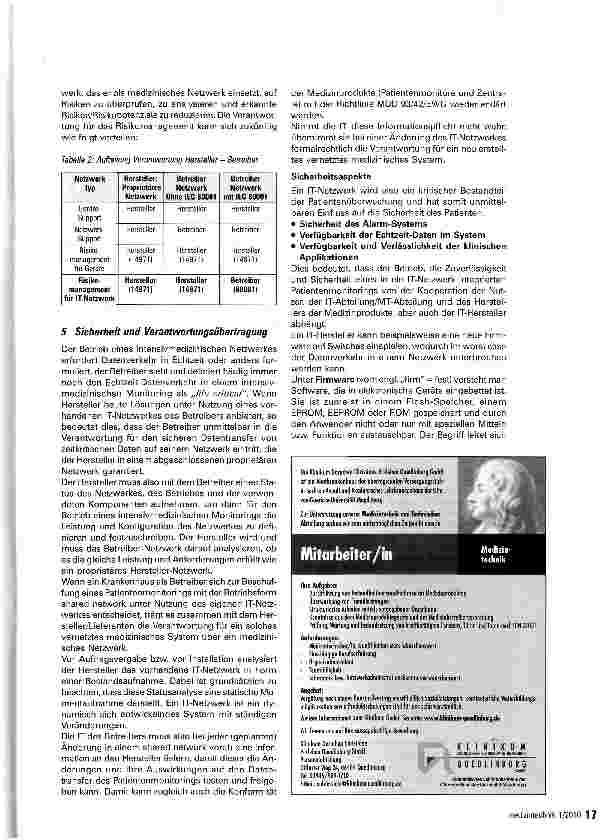 Vorschauseite 5: Medizinische Netzwerke Teil 3: Visualisierung und shared network