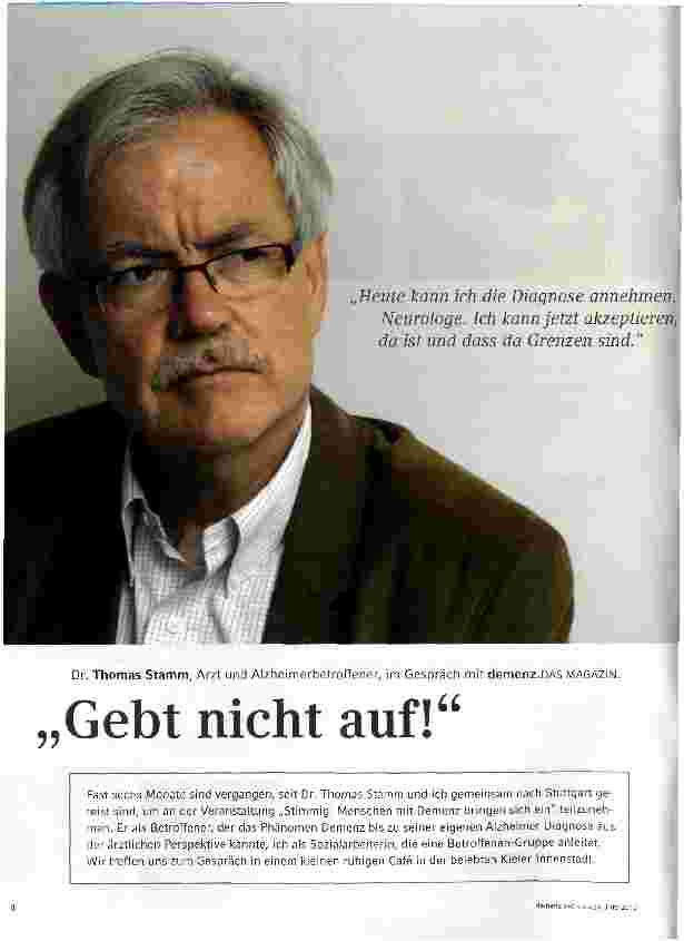 Vorschauseite 1: Gebt nicht auf!