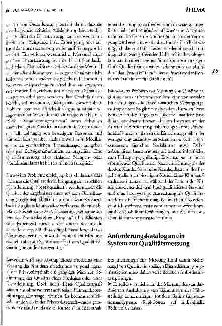 Vorschauseite 2: Partizipatives Produktivitätsmanagement als Instrument der Qualitätssicherung für soziale Dienstleistungen