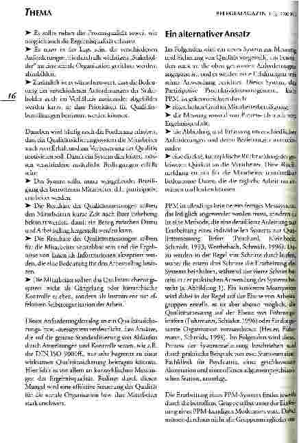 Vorschauseite 3: Partizipatives Produktivitätsmanagement als Instrument der Qualitätssicherung für soziale Dienstleistungen
