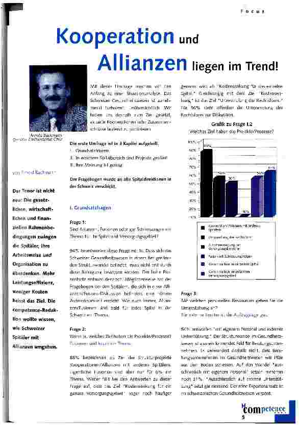Vorschauseite 1: Kooperatin und Allianzen liegen im Trend