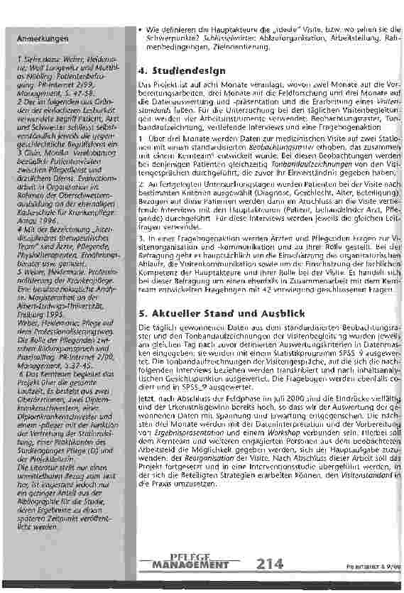 Vorschauseite 3: VISKOM - Projekt zur Visitenkommunikation und -organisation