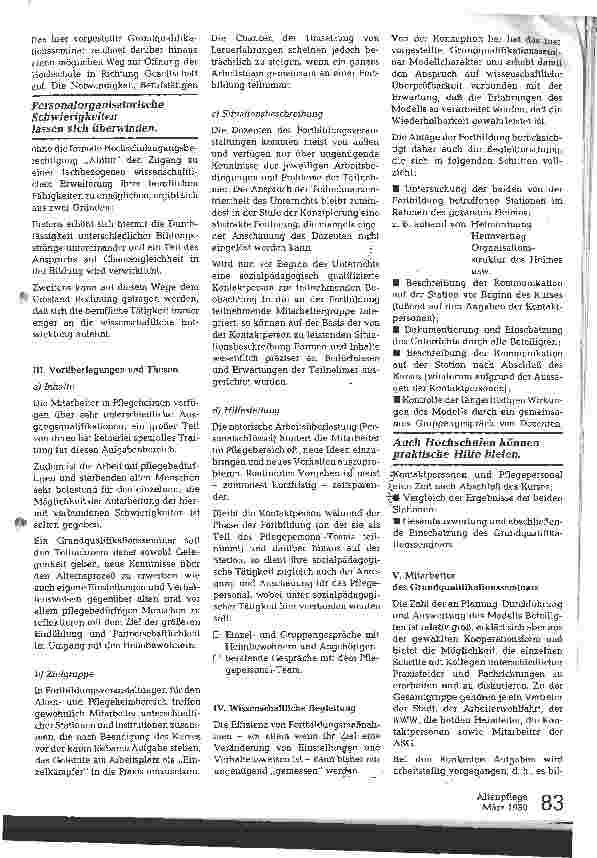 Vorschauseite 2: Grundqualifikationsseminar für Pflegekräfte