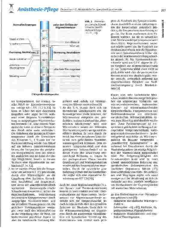Vorschauseite 3: Akzidentelle perioperative Hypothermie: Ursachen, Prophylaxe und Therapie