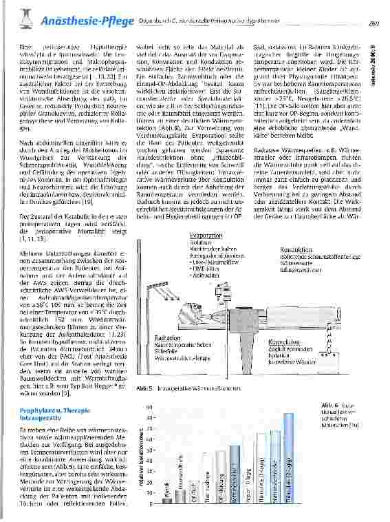 Vorschauseite 5: Akzidentelle perioperative Hypothermie: Ursachen, Prophylaxe und Therapie